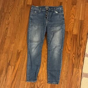 Mother Women's jeans the super stoner and racing hearts 32